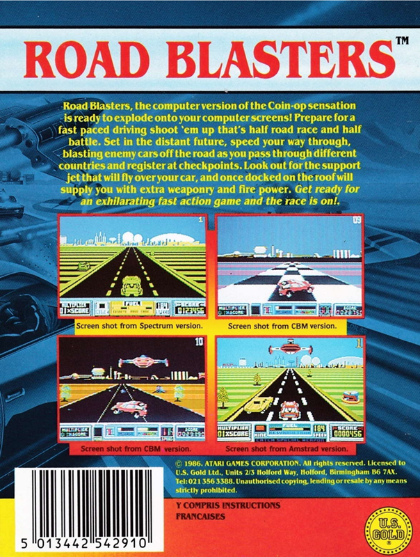 Roadblasters — box-2D-back (EU)