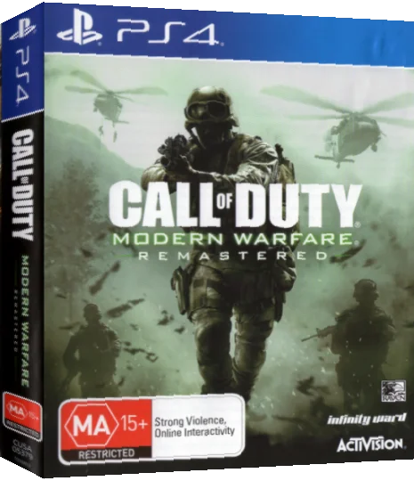 Call of Duty - Modern Warfare - Remastered — box-3D (AU)