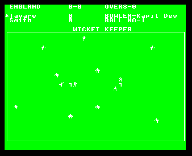 Test Match Cricket — ss (WOR)