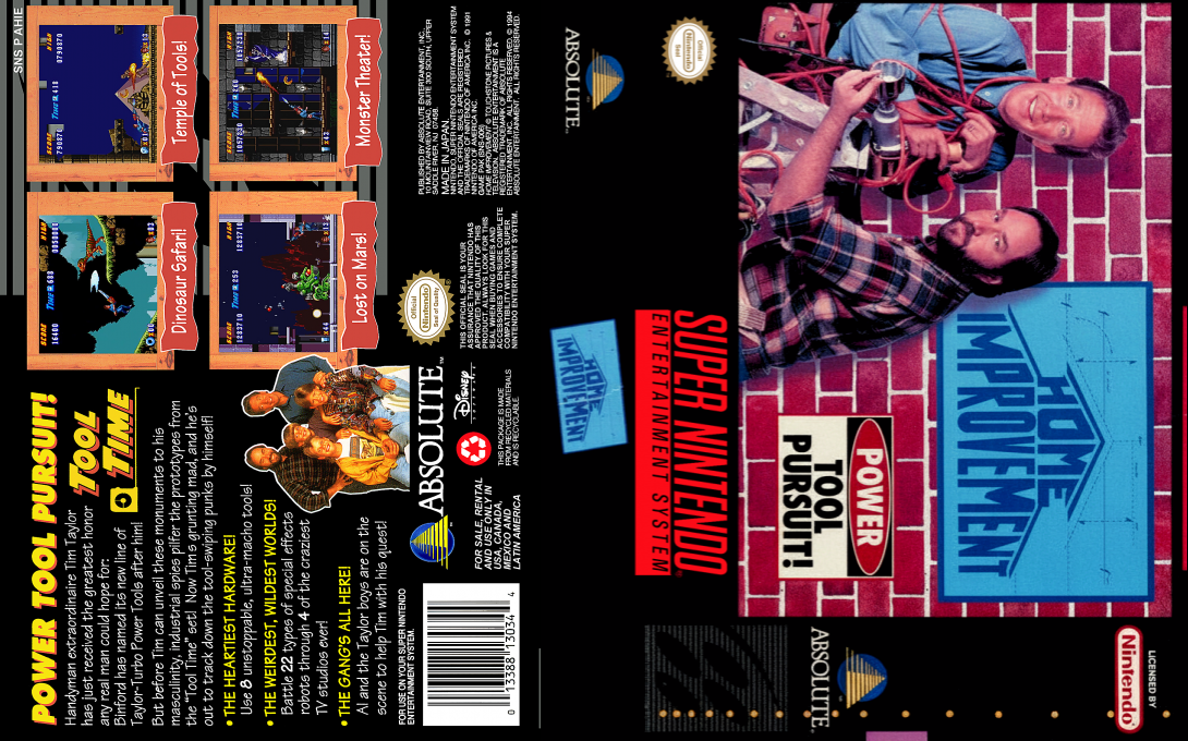Home Improvement - Power Tool Pursuit — box-texture (US)