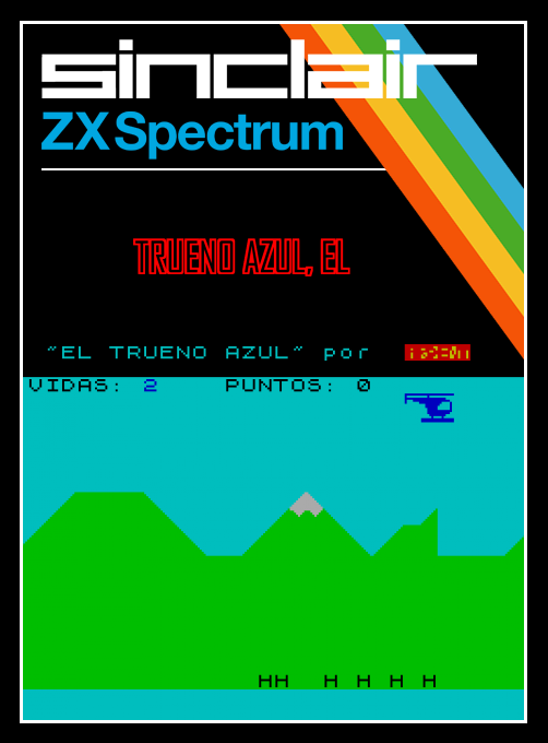 Trueno Azul, El box art