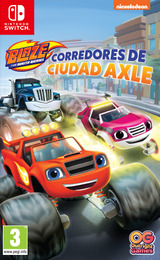 Blaze and the Monster Machines - Axle City Racers — box-2D (SP)