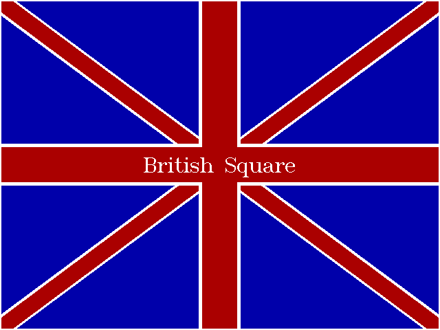British Square box art