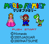 Jaguar Mishin Sashi Senyou Soft - Mario Family — sstitle (JP)