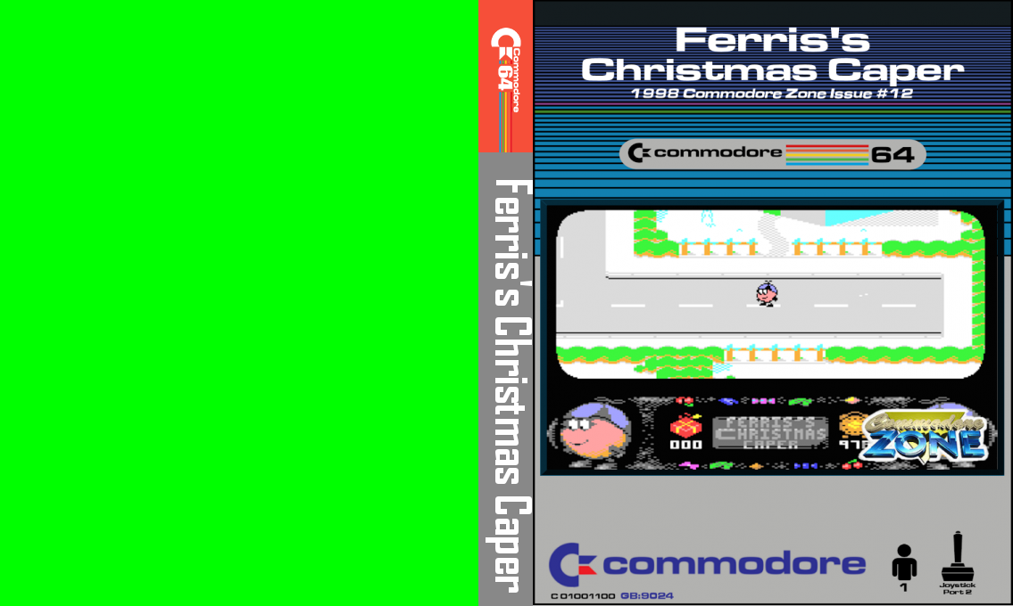 Ferris's Christmas Caper — box-texture (CUS)