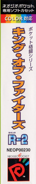 King of Fighters R-2 — box-2D-side (JP)
