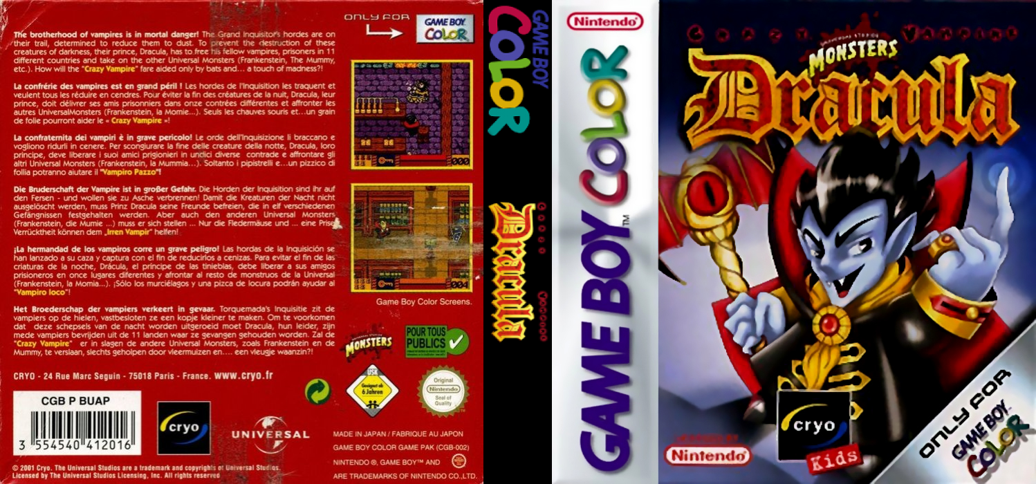 Dracula : Crazy Vampire — box-texture (EU)