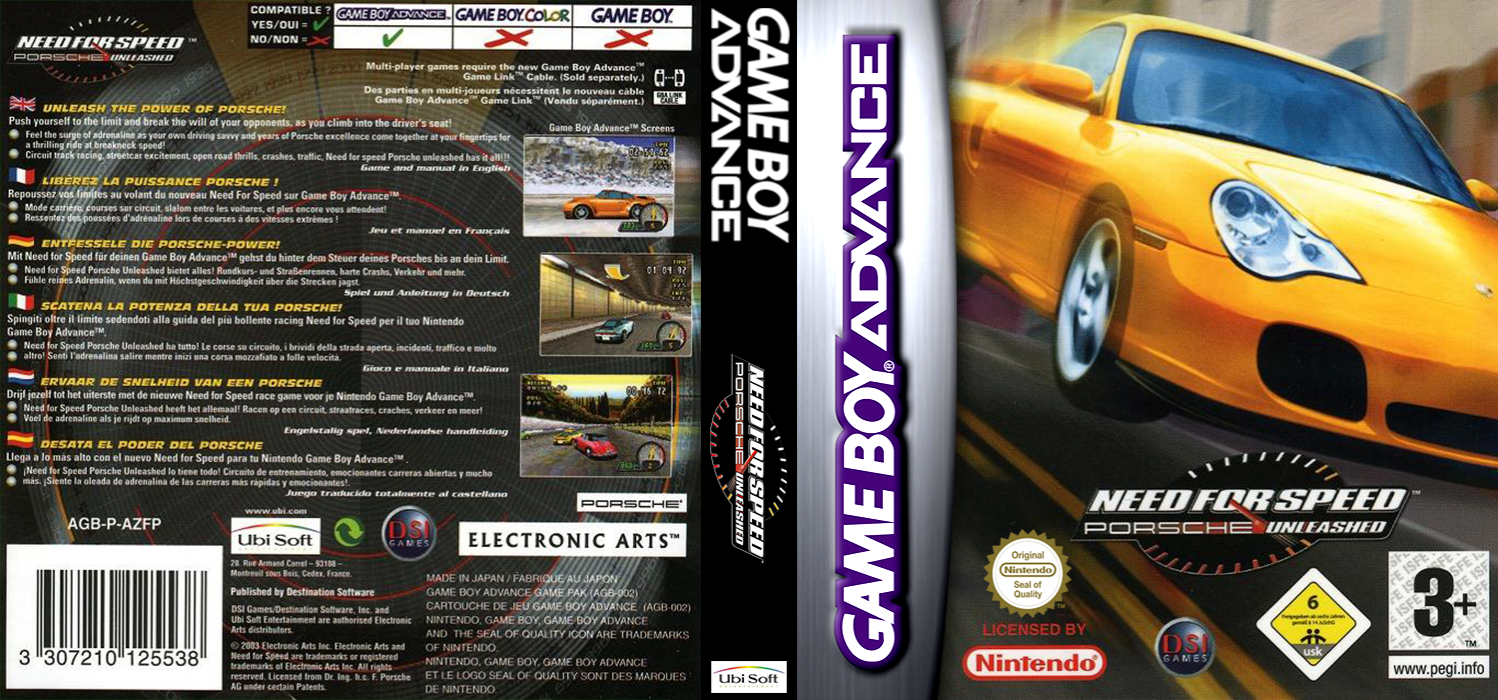 Need For Speed - Porsche Unleashed — box-texture (EU)