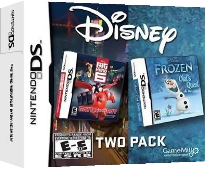 Disney Two Pack - Frozen Olaf's Quest + Big Hero 6 - Battle in the Bay — box-3D (US)