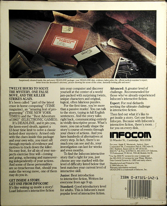 Deadline — box-2D-back (US)