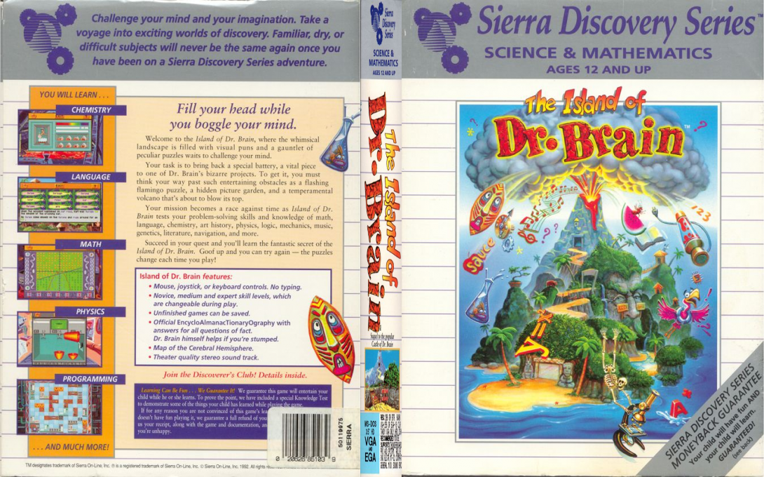 Island Of Dr. Brain — box-texture (US)