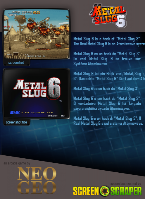Metal Slug 6 — box-2D-back (SS)