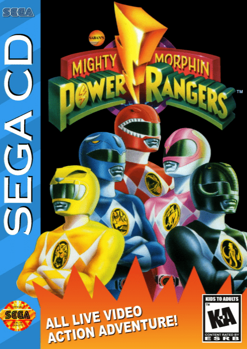 Mighty Morphin Power Rangers box art