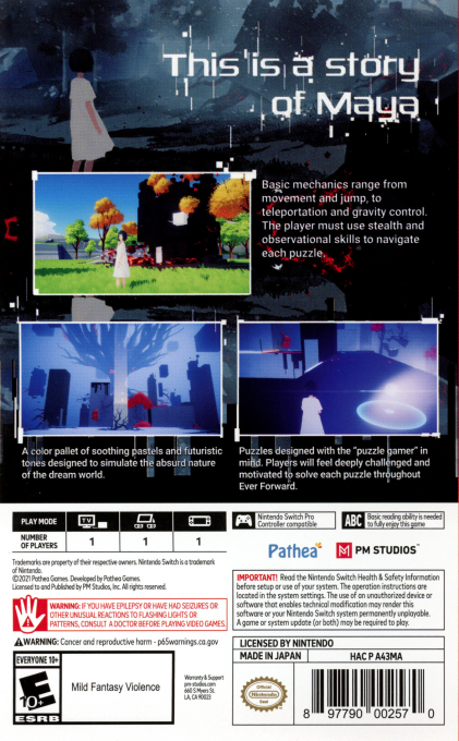 Ever Forward — box-2D-back (US)