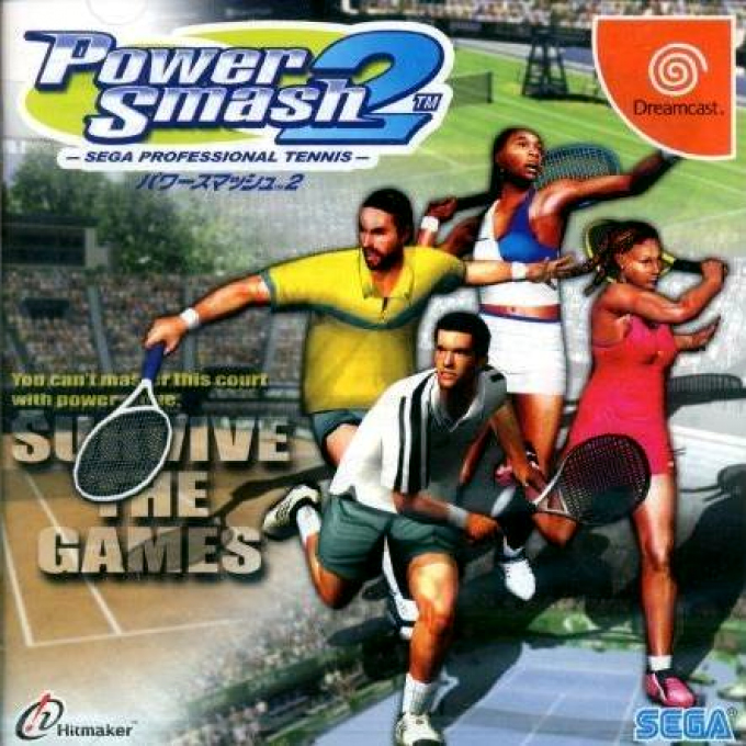 Power Smash 2 - Sega Professional Tennis — box-2D (JP)