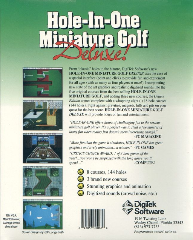 Hole-in-one Miniature Golf Deluxe! — box-2D-back (US)