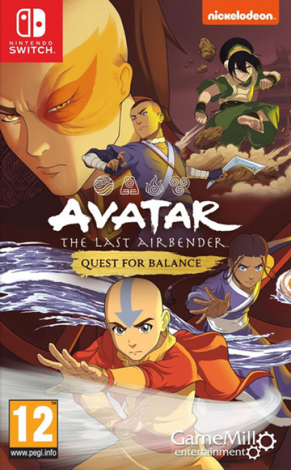 Avatar The Last Airbender - Quest for Balance — box-2D (EU)