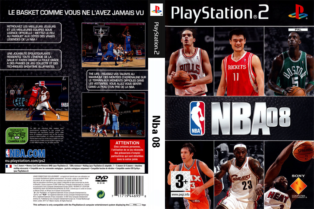 NBA 08 featuring the Life Vol. 3 — box-texture (FR)