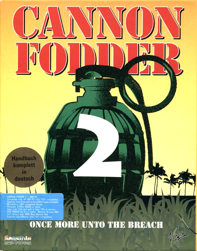 Cannon Fodder 2 box art