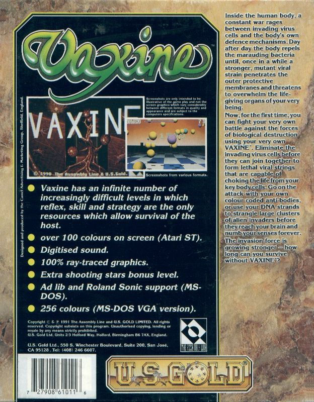 Vaxine — box-2D-back (US)