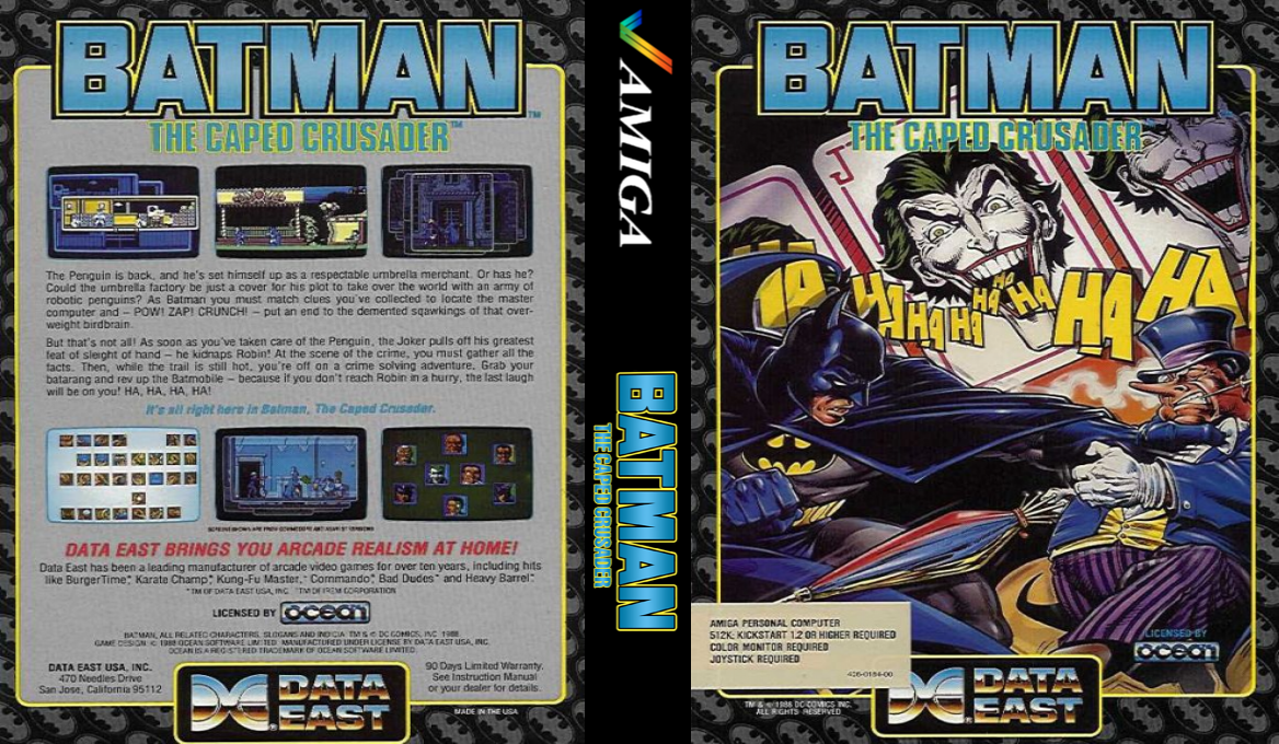Batman - The Caped Crusader — box-texture (US)
