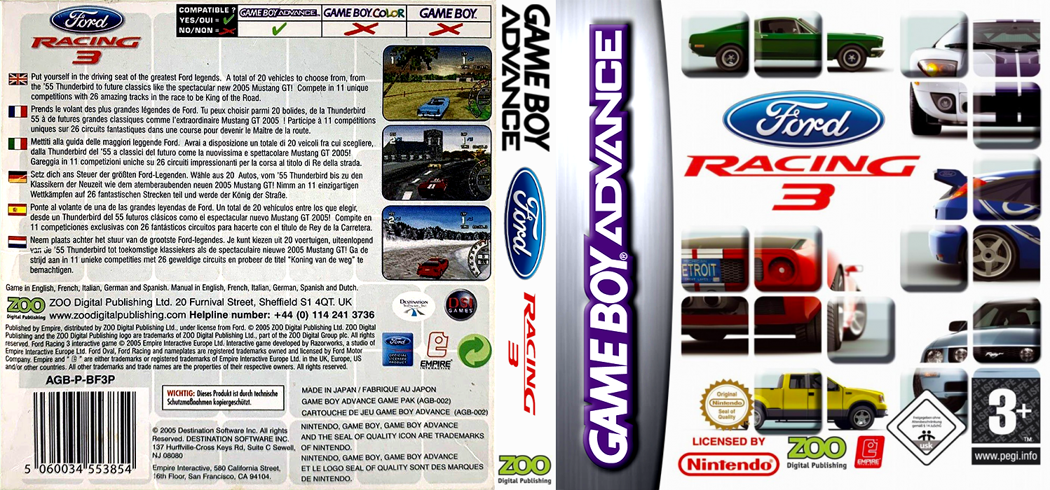 Ford Racing 3 — box-texture (EU)