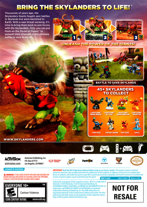 Skylanders Giants — box-2D-back (US)