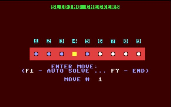 Sliding Checkers — ss (WOR)