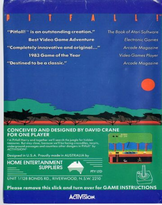 Pitfall! — box-2D-back (AU)