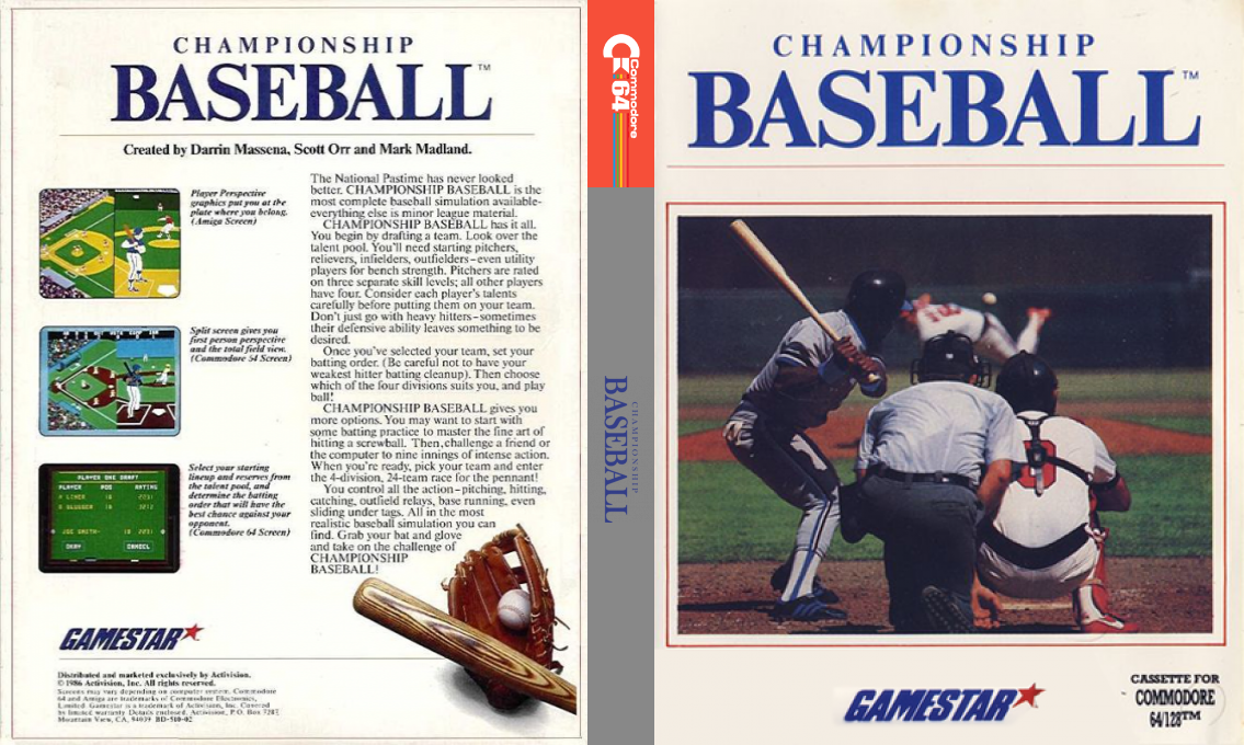 Championship Baseball — box-texture (US)