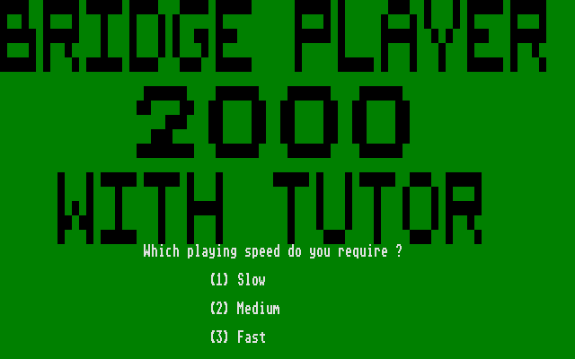 Bridge Player 2000 with Tutor — sstitle (WOR)