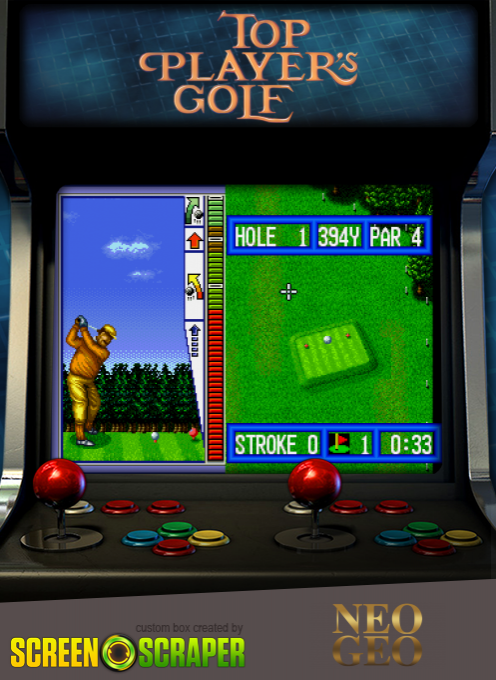 Top Player's Golf — box-2D (SS)