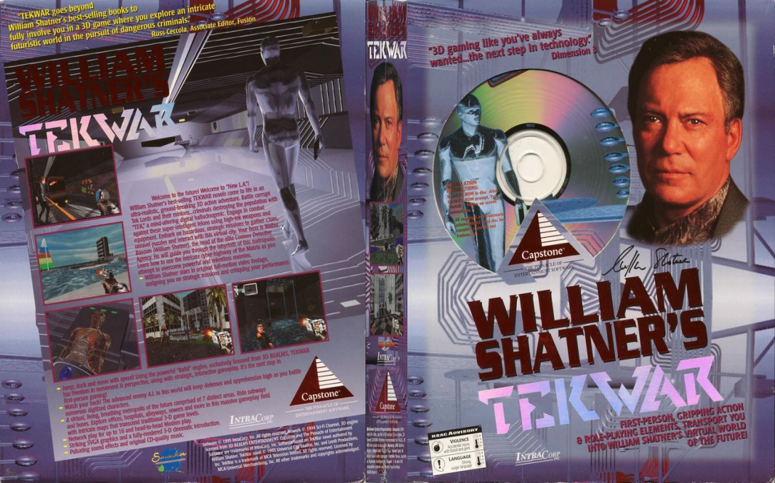William Shatner's Tekwar — box-texture (US)