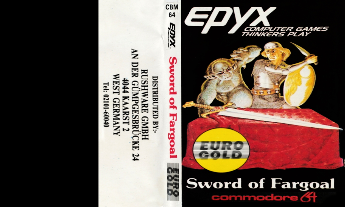 The Sword of Fargoal — box-texture (EU)