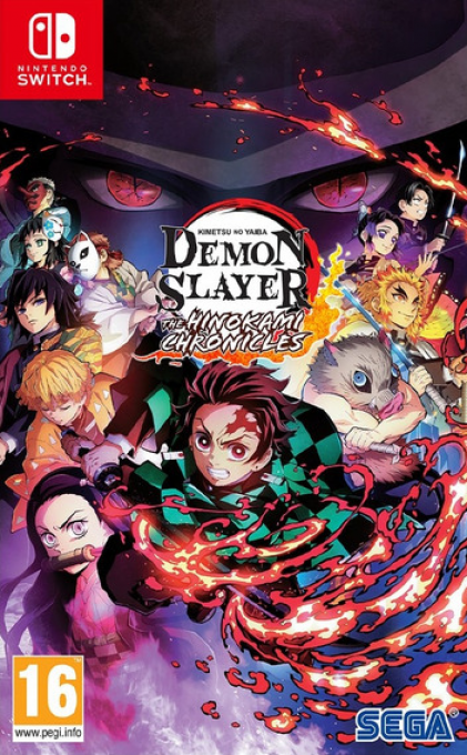 Demon Slayer: Kimetsu no Yaiba - The Hinokami Chronicles — box-2D (EU)
