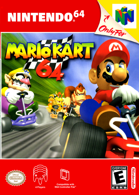 Mario Kart 64 box art