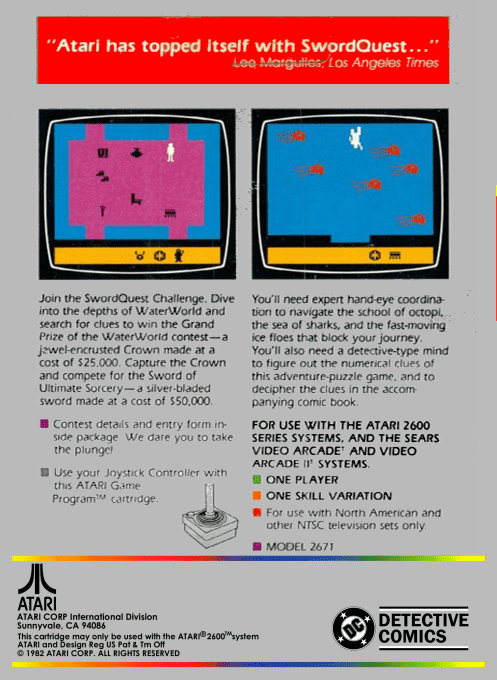 Swordquest - Waterworld — box-2D-back (US)