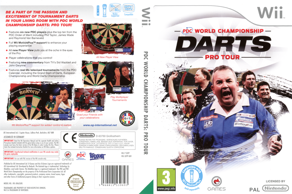 PDC World Championship Darts — box-texture (UK)