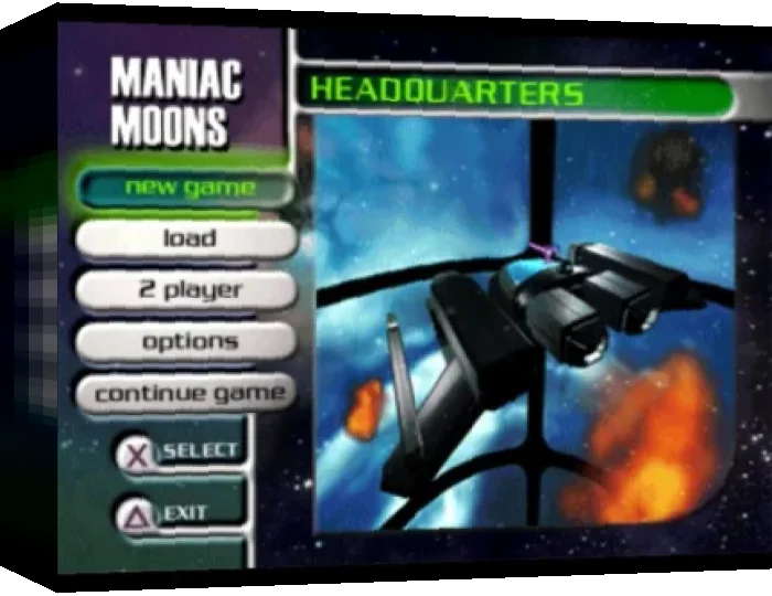 Maniac Moons — box-3D (US)