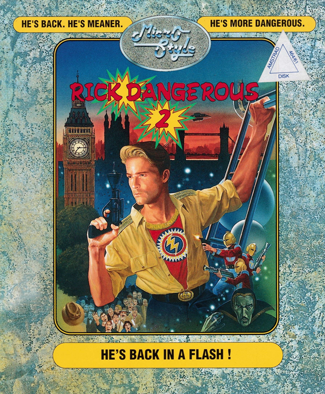 Rick Dangerous 2 box art