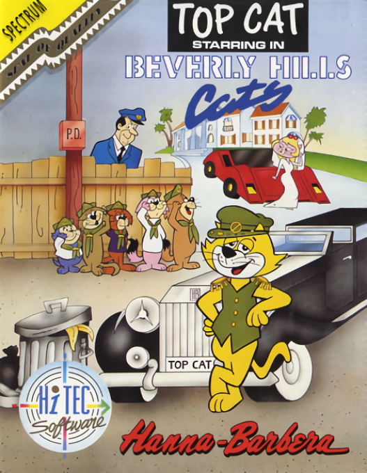 Top Cat Starring in Beverly Hills Cats box art