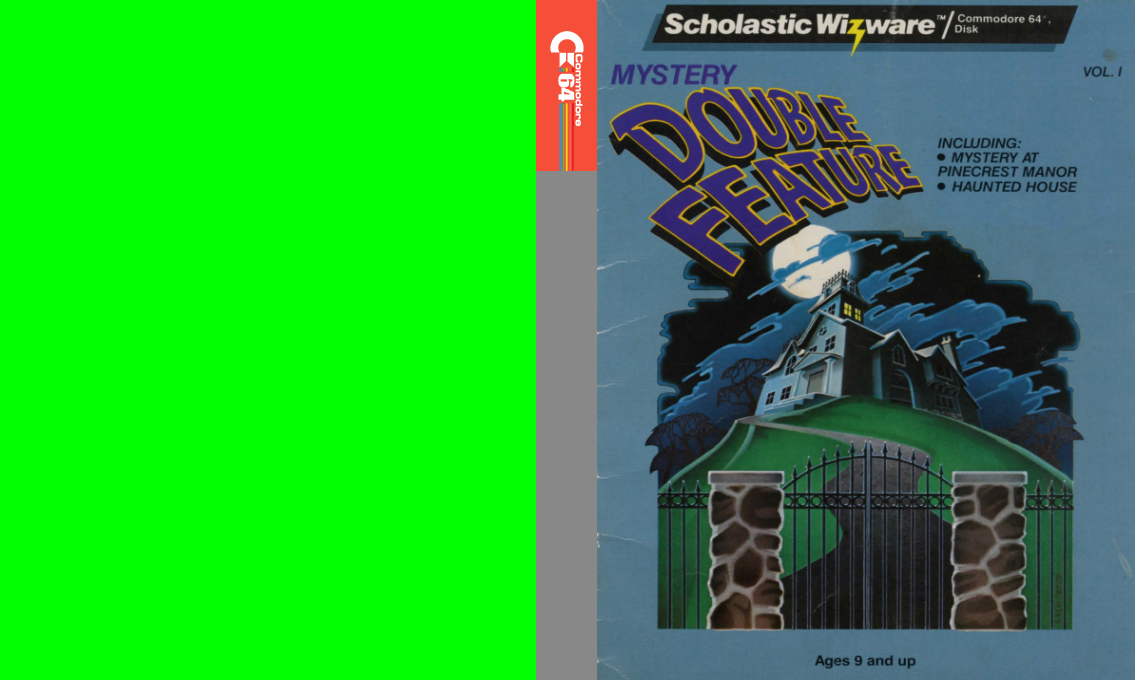 Double Feature - Mystery at Pinecrest Manor — box-texture (US)