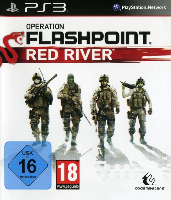 Operation Flashpoint - Red River — box-2D (DE)
