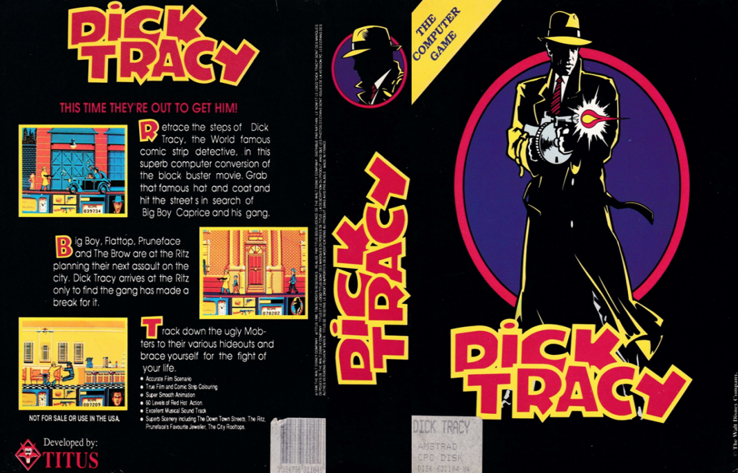 Dick Tracy — box-texture (EU)