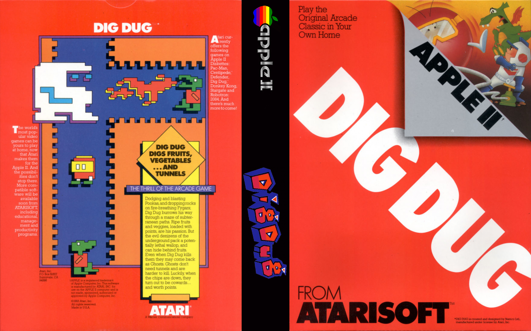 Dig Dug — box-texture (US)