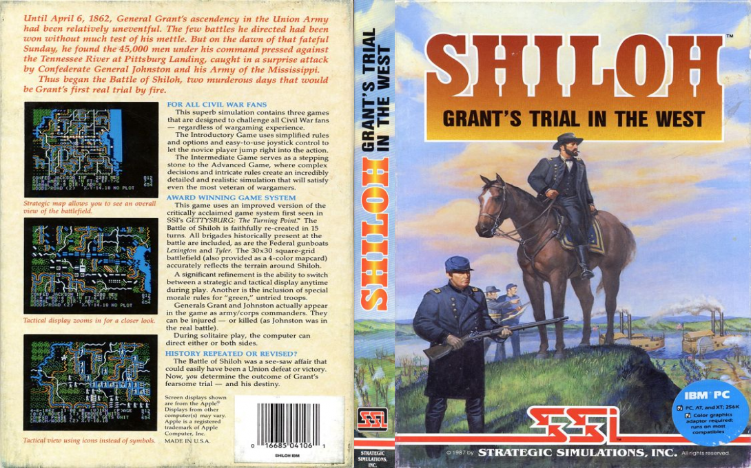 Shiloh - Grant's Trial In The West — box-texture (US)