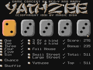 Yathzee — ss (WOR)