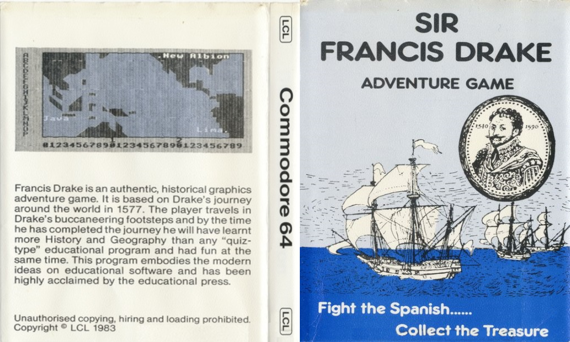 Francis Drake Adventure Game — box-texture (EU)