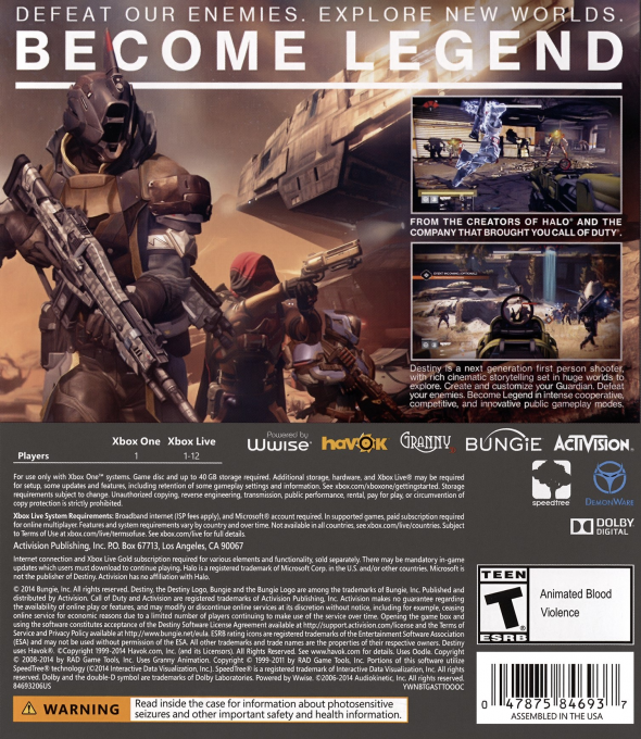 Destiny — box-2D-back (US)
