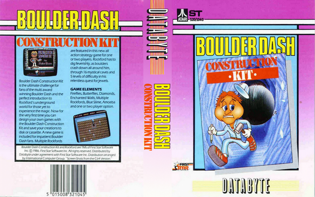 Boulder Dash Construction Kit — box-texture (EU)